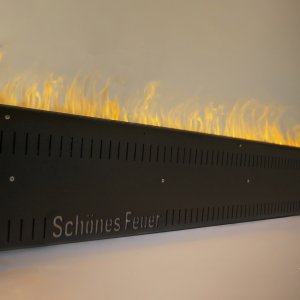Электрический паровой очаг Schones Feuer 3D FireLine 1500 черный