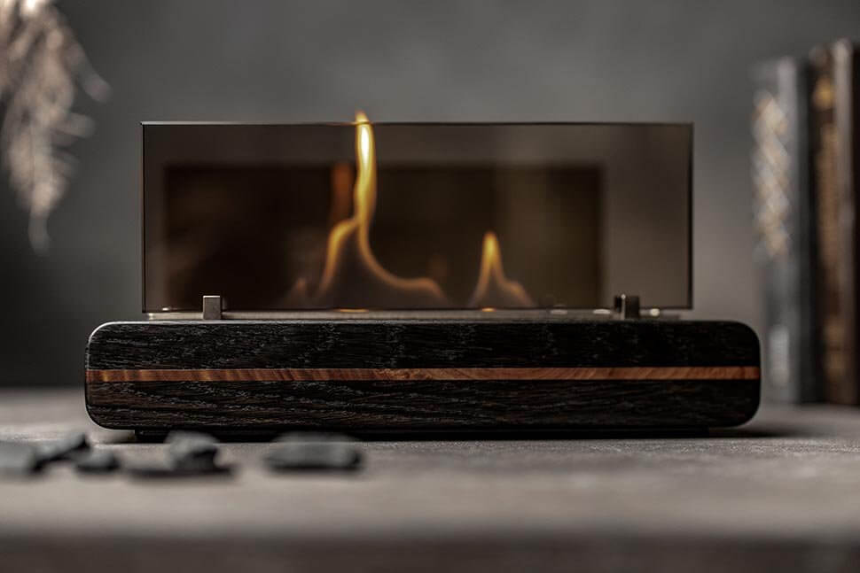 Настольный Биокамин Catterheim LIMITED Blackstrobe Walnut