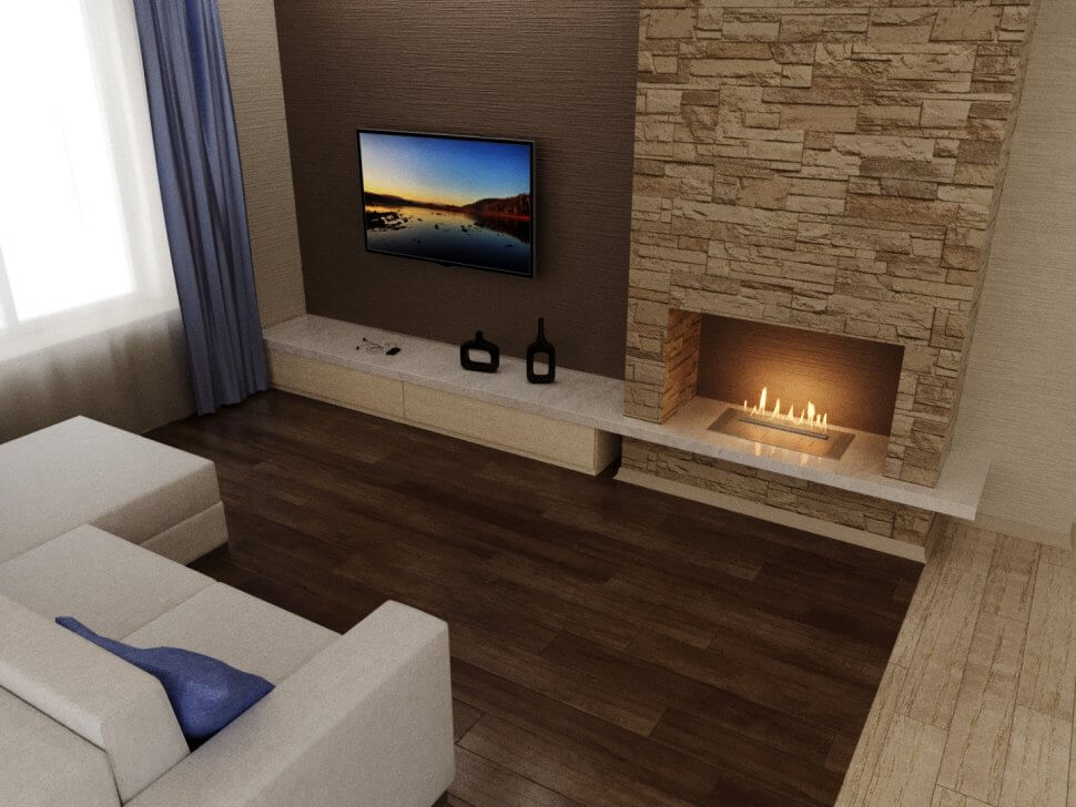 Автоматический биокамин Lux Fire Smart Flame 800 RC INOX